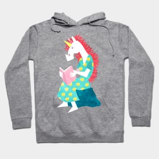 The Unicorn with Coral Hair Hoodie